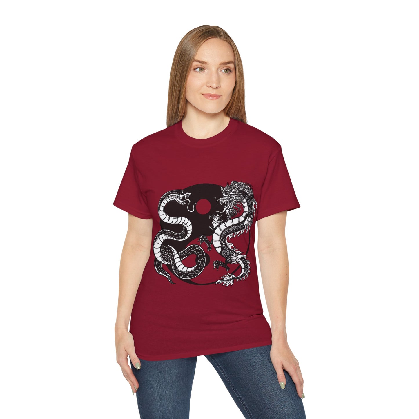 Mens Yin Yang Dragon Tee