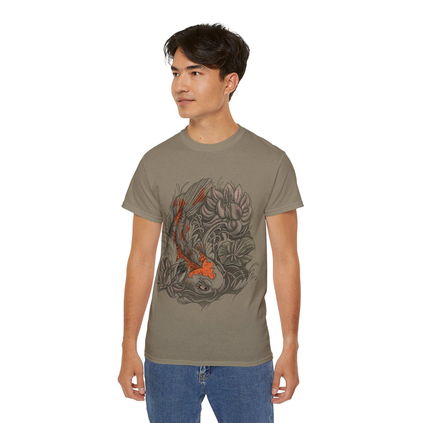 Mens Vintage Fish Tee