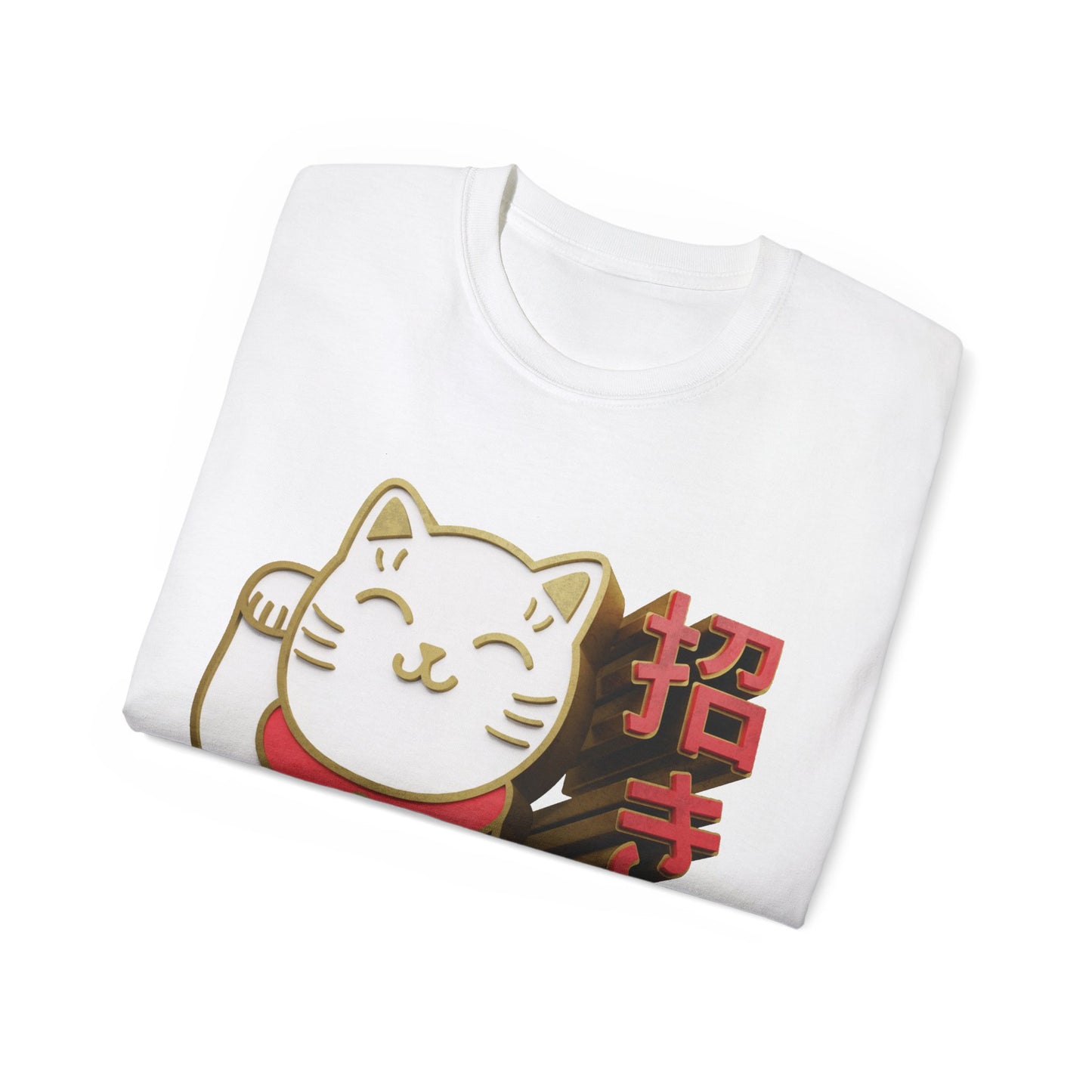 Womens Maneki Neko 3D Tee