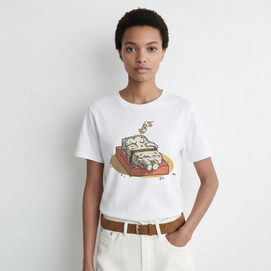 Womens Sleeping Sushi Tee