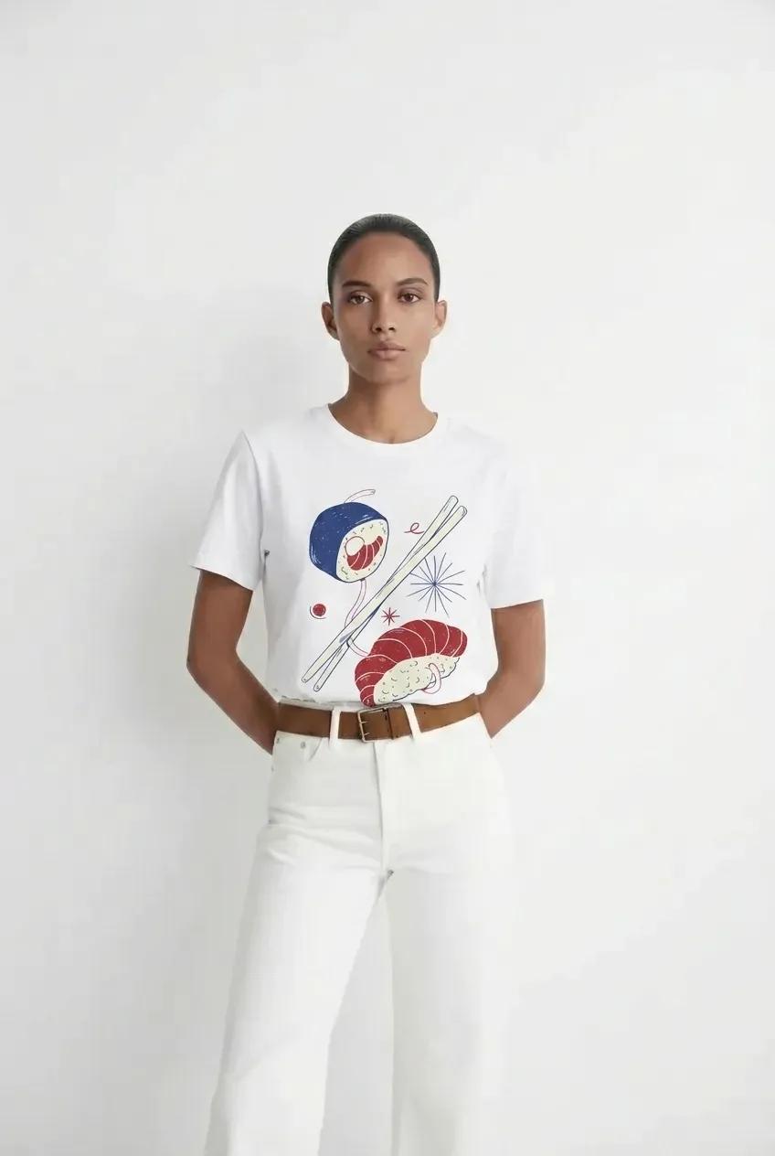 Womens Sushi Sashimi Tee