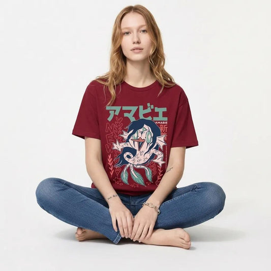 Womens Amabie Yokai Tee