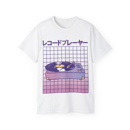 Mens Vaporwave Turntable Tee