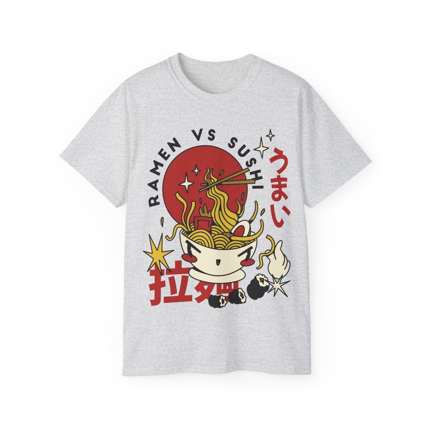 Mens Retro Ramen Cartoon Tee