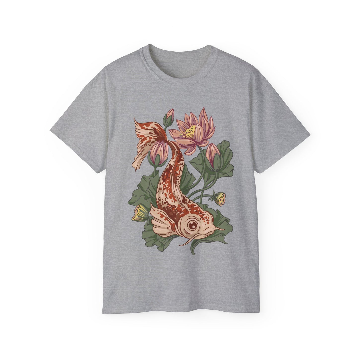 Mens Koi Illustration Tee