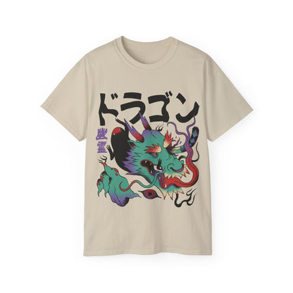 Womens Psychedelic Dragon Tee