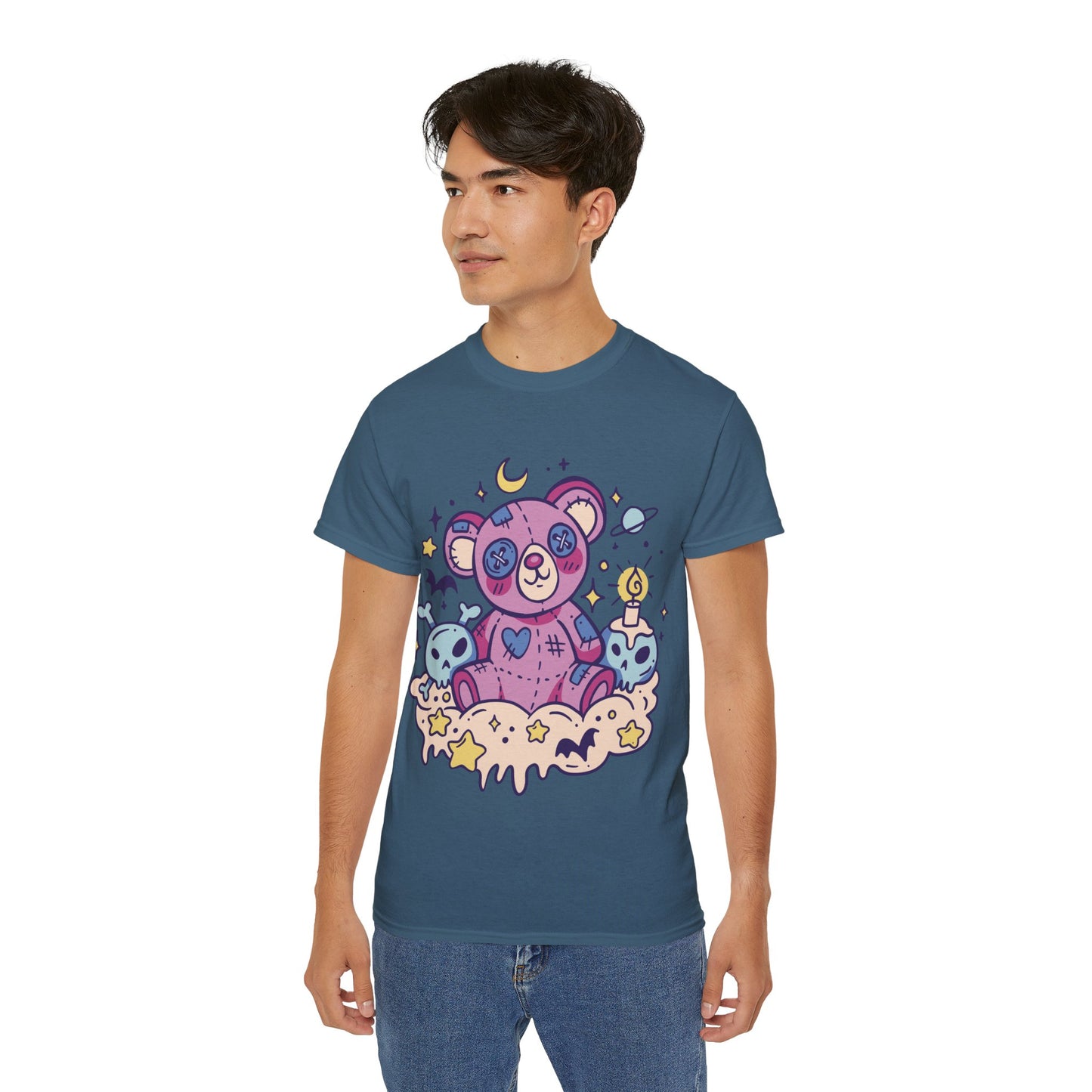 Mens Kawaii Goth Teddy Tee