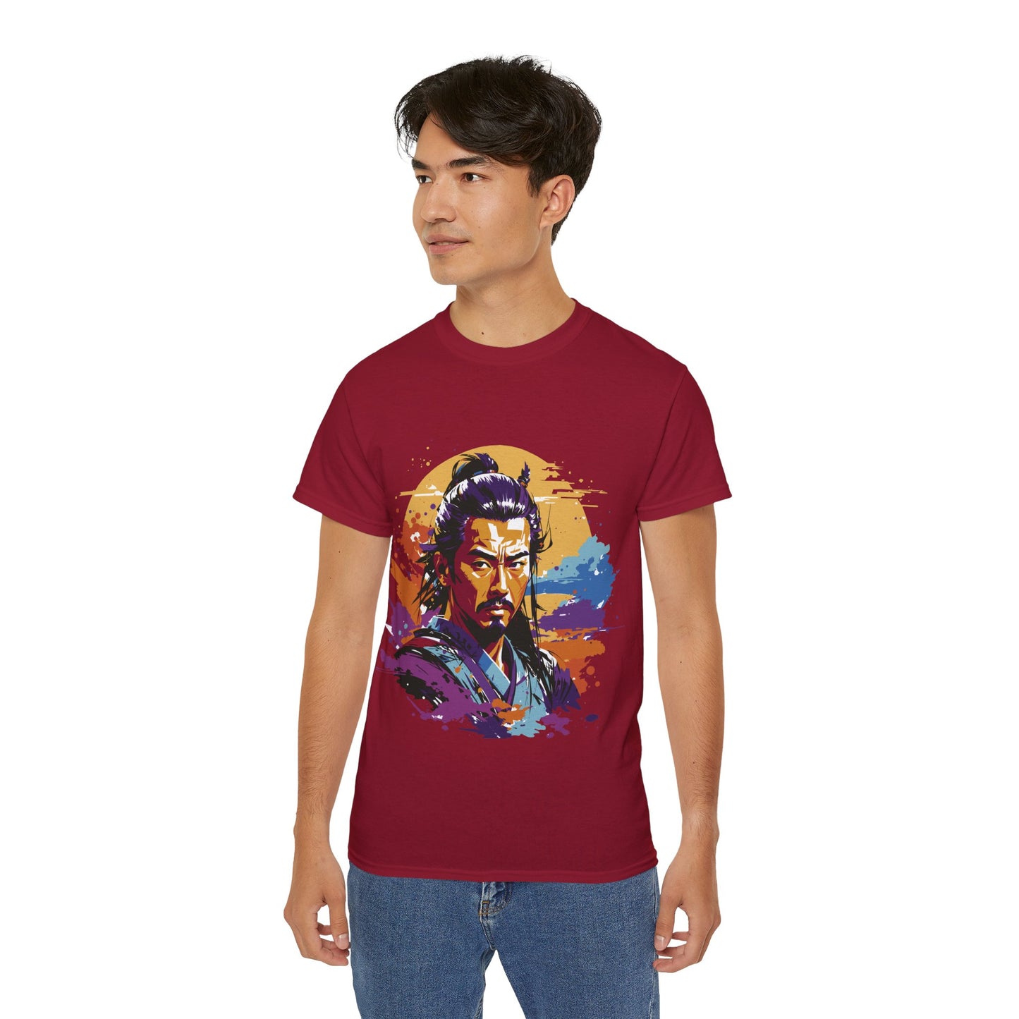 Mens Colourful Samurai Tee