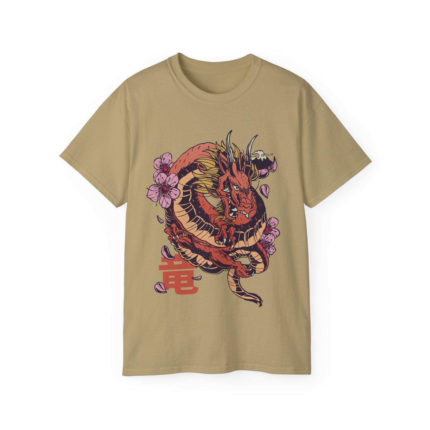 Mens Dragon Sakura Tee