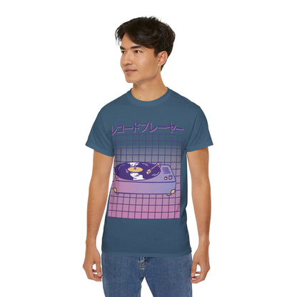 Mens Vaporwave Turntable Tee