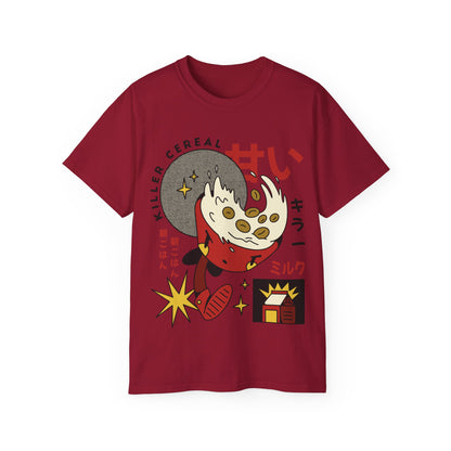 Womens Cartoon Cereal Killer Tee