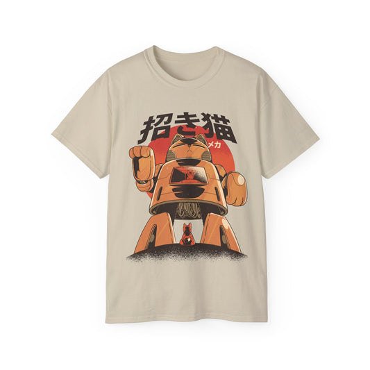 Mens Robot Cat Tee