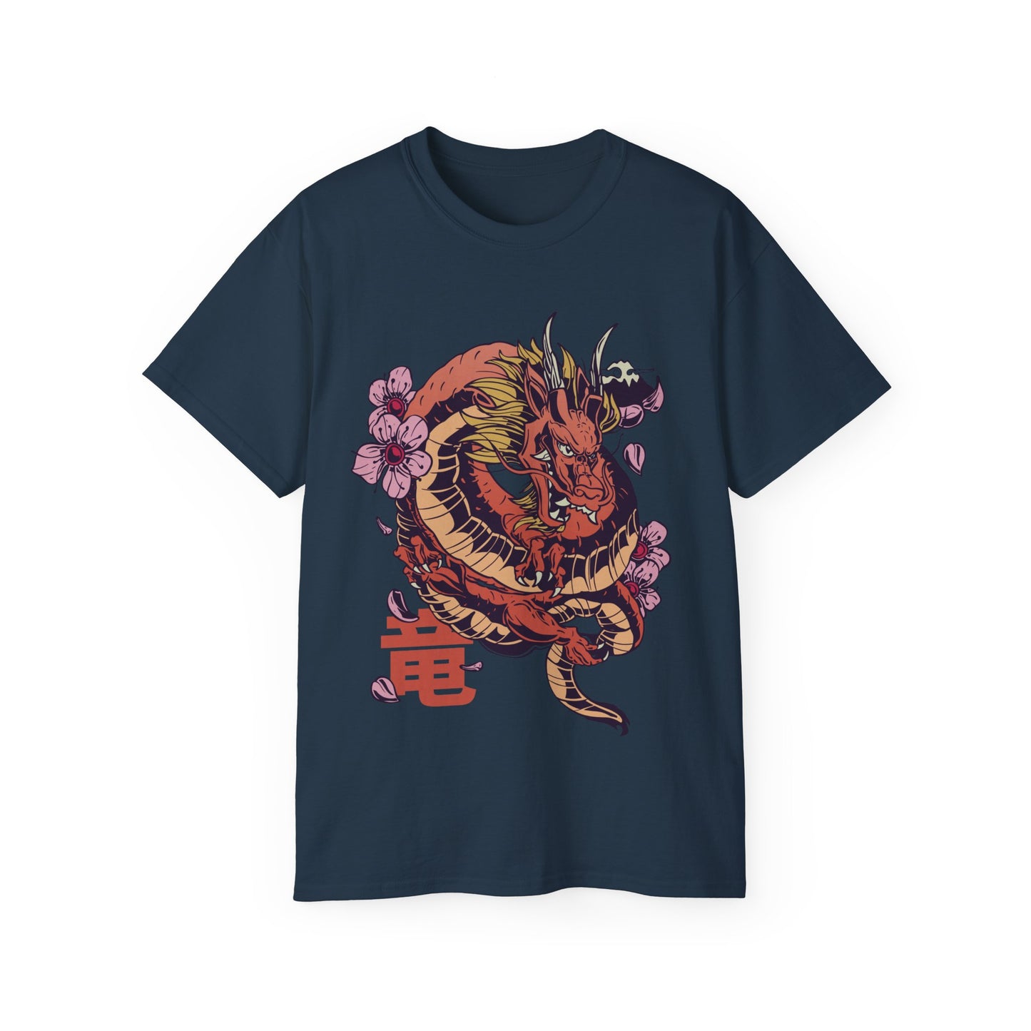 Mens Dragon Sakura Tee