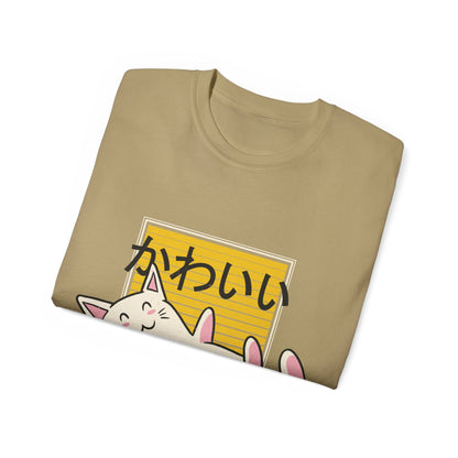 Mens Kawaii Cat Tee