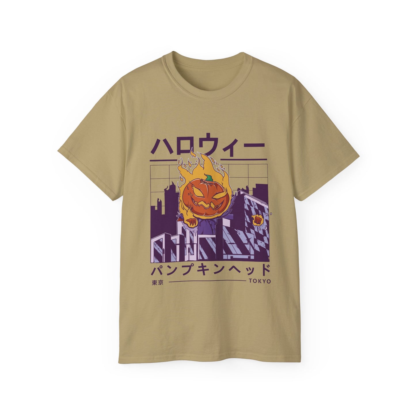 Womens Vaporwave Pumpkin T-Shirt