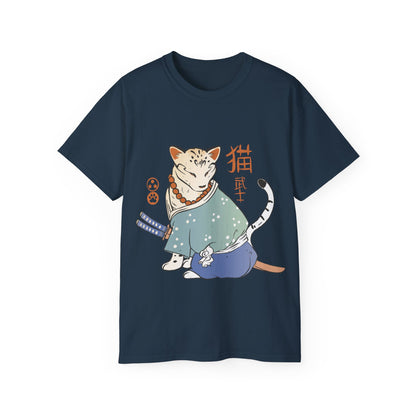 Mens Cat Samurai Tee 2