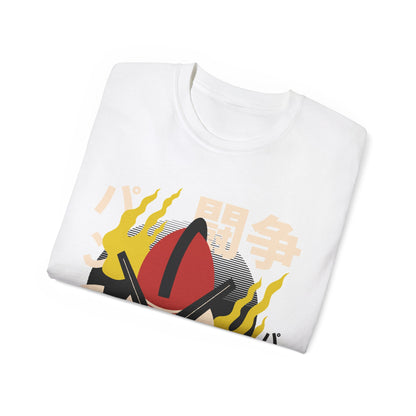 Womens Robot With Fire T-Shirt