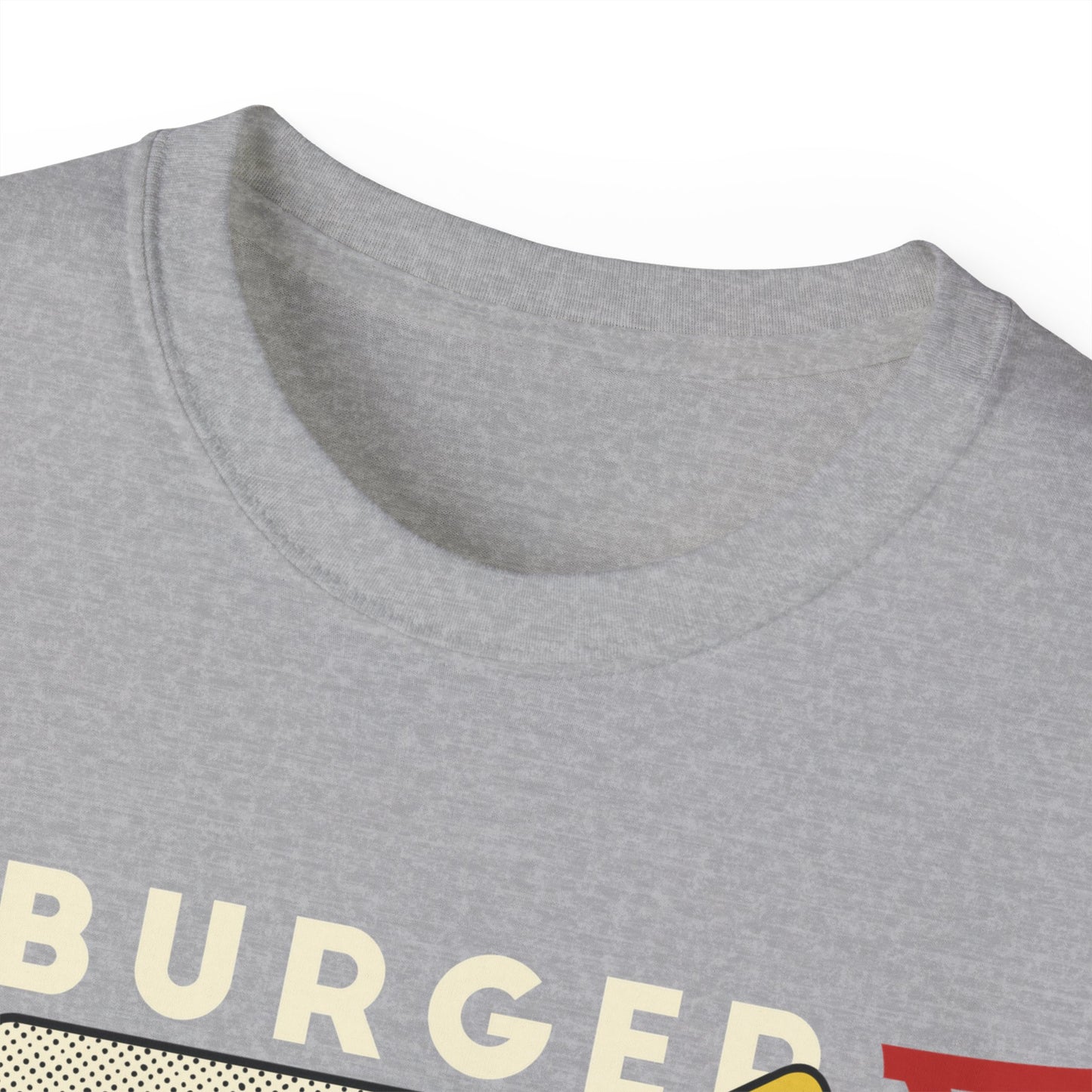 Womens Cartoon Burger & Soda Tee