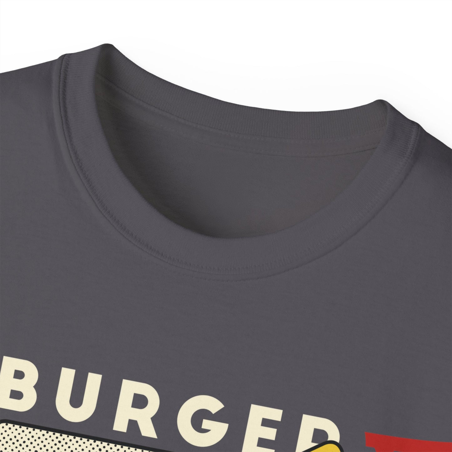 Womens Cartoon Burger & Soda Tee