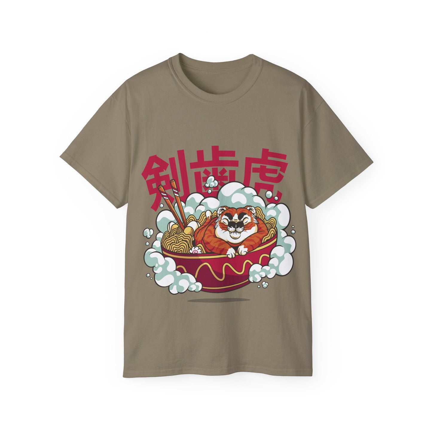 Womens Sleepy Tiger Ramen Tee