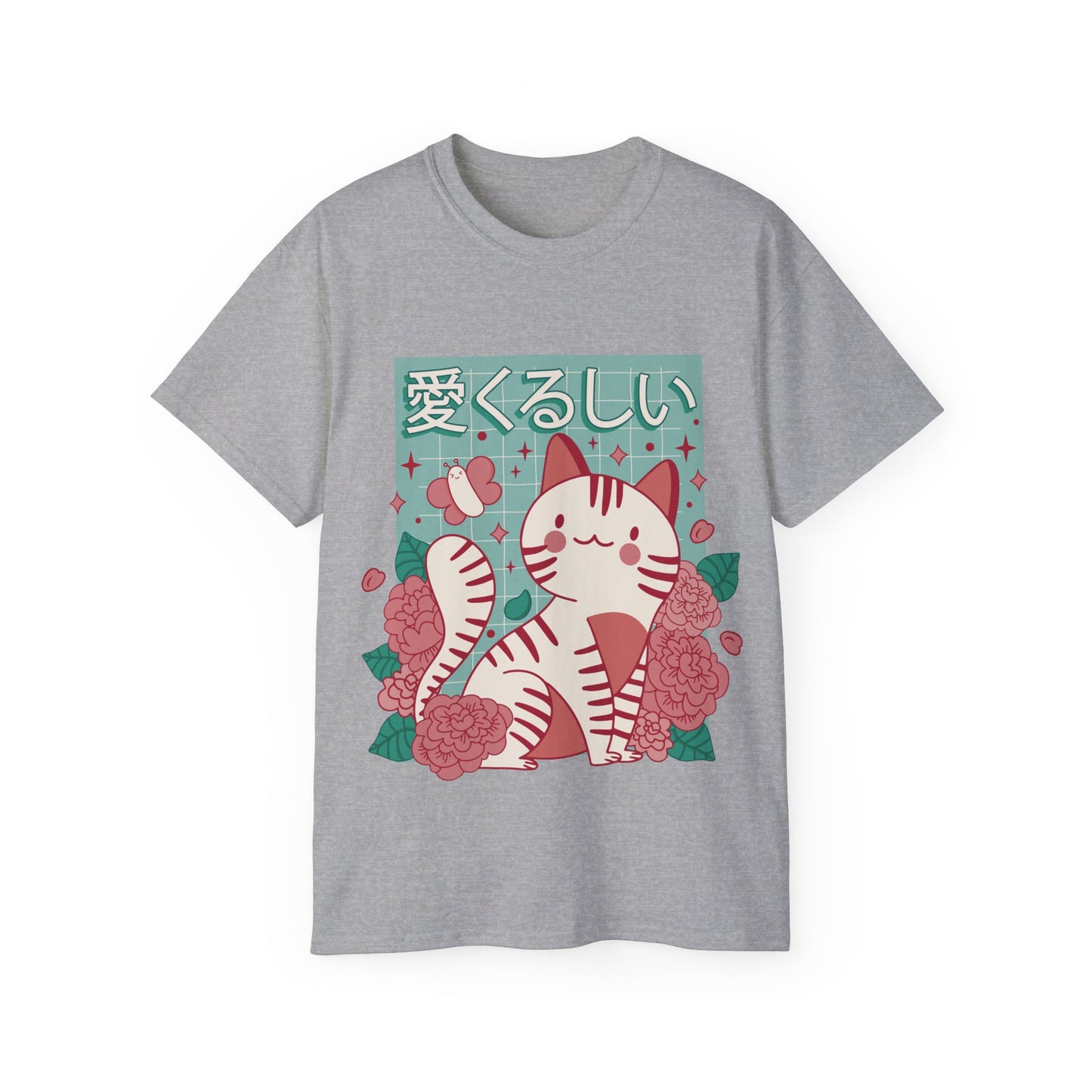 Mens Sakura Cat Tee