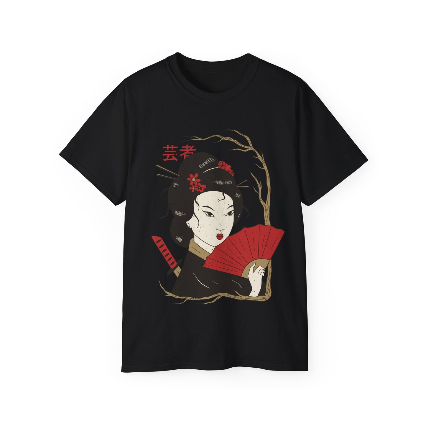 Mens Geisha Illustration Tee