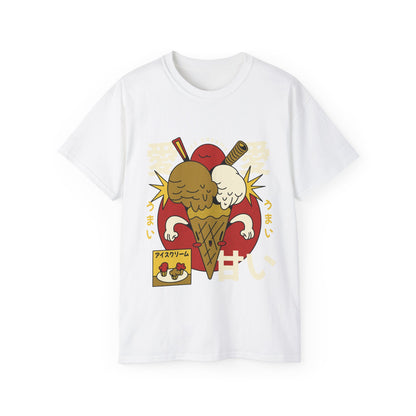 Mens Cartoon Ice Cream Tee