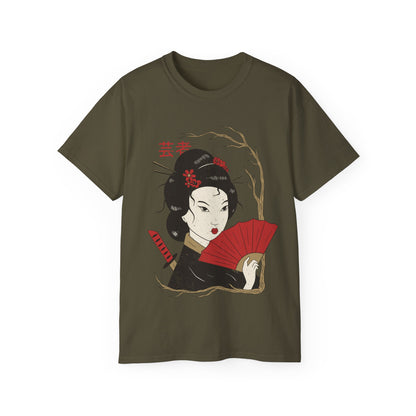 Mens Geisha Illustration Tee