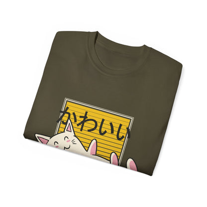 Mens Kawaii Cat Tee