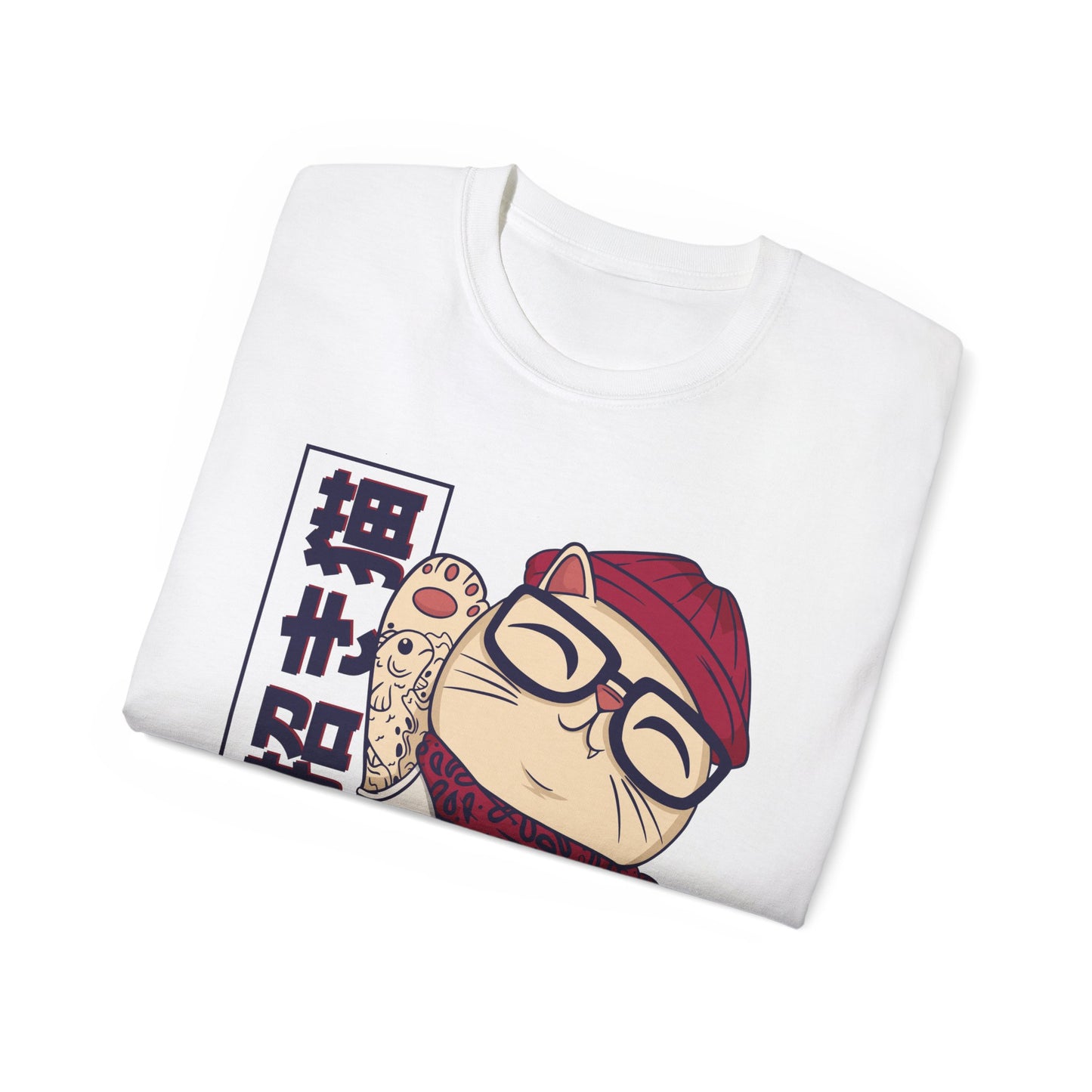 Mens Cool Maneki Neko Tee