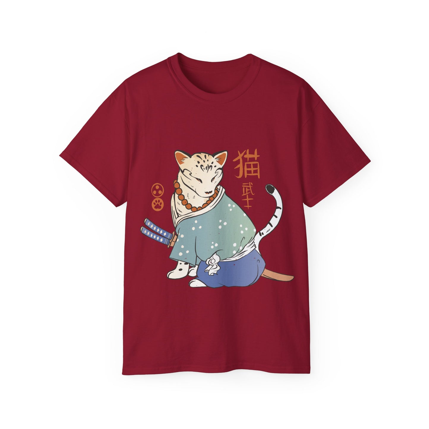 Mens Cat Samurai Tee 2