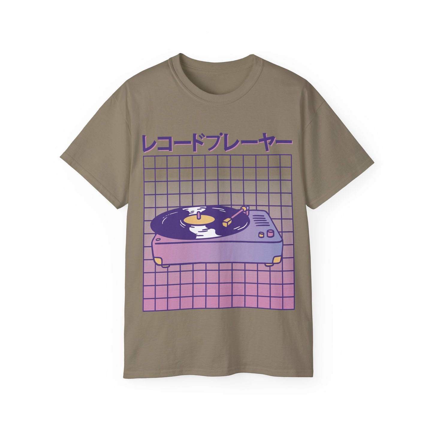 Womens Vaporwave Turntable T-Shirt