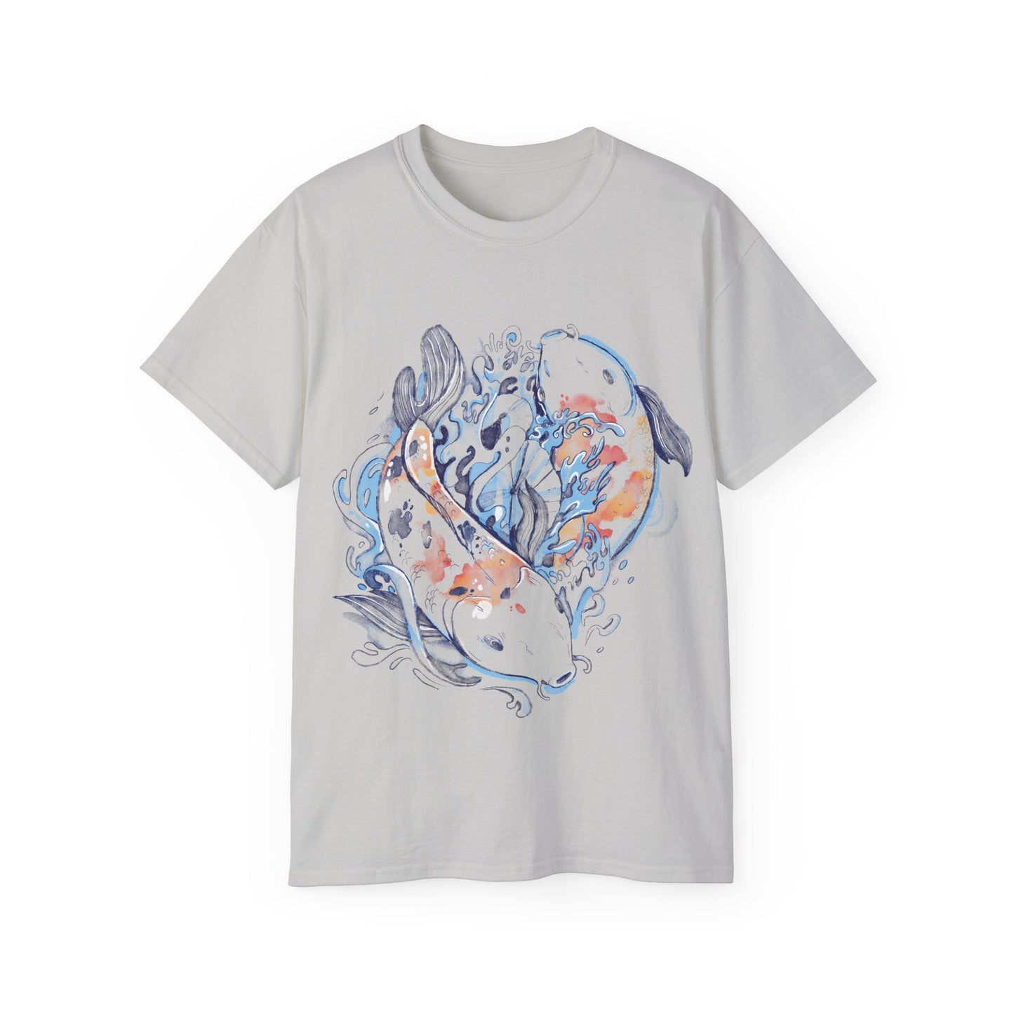 Mens Koi Watercolour Tee