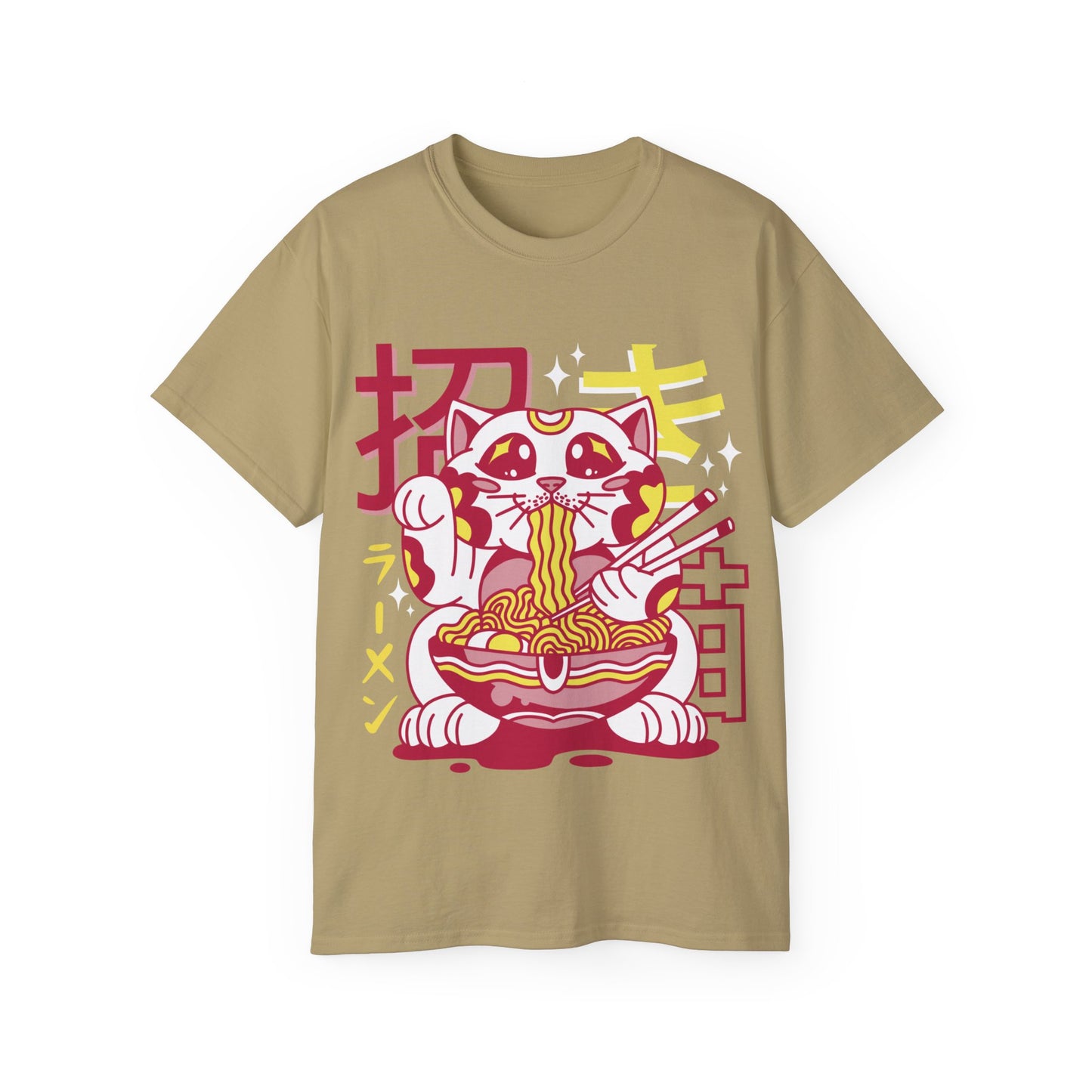 Mens Maneki Cat Ramen Tee