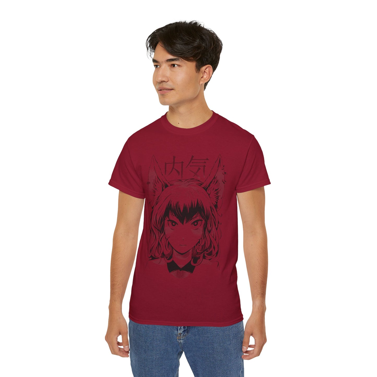 Mens Kitsune Girl Tee