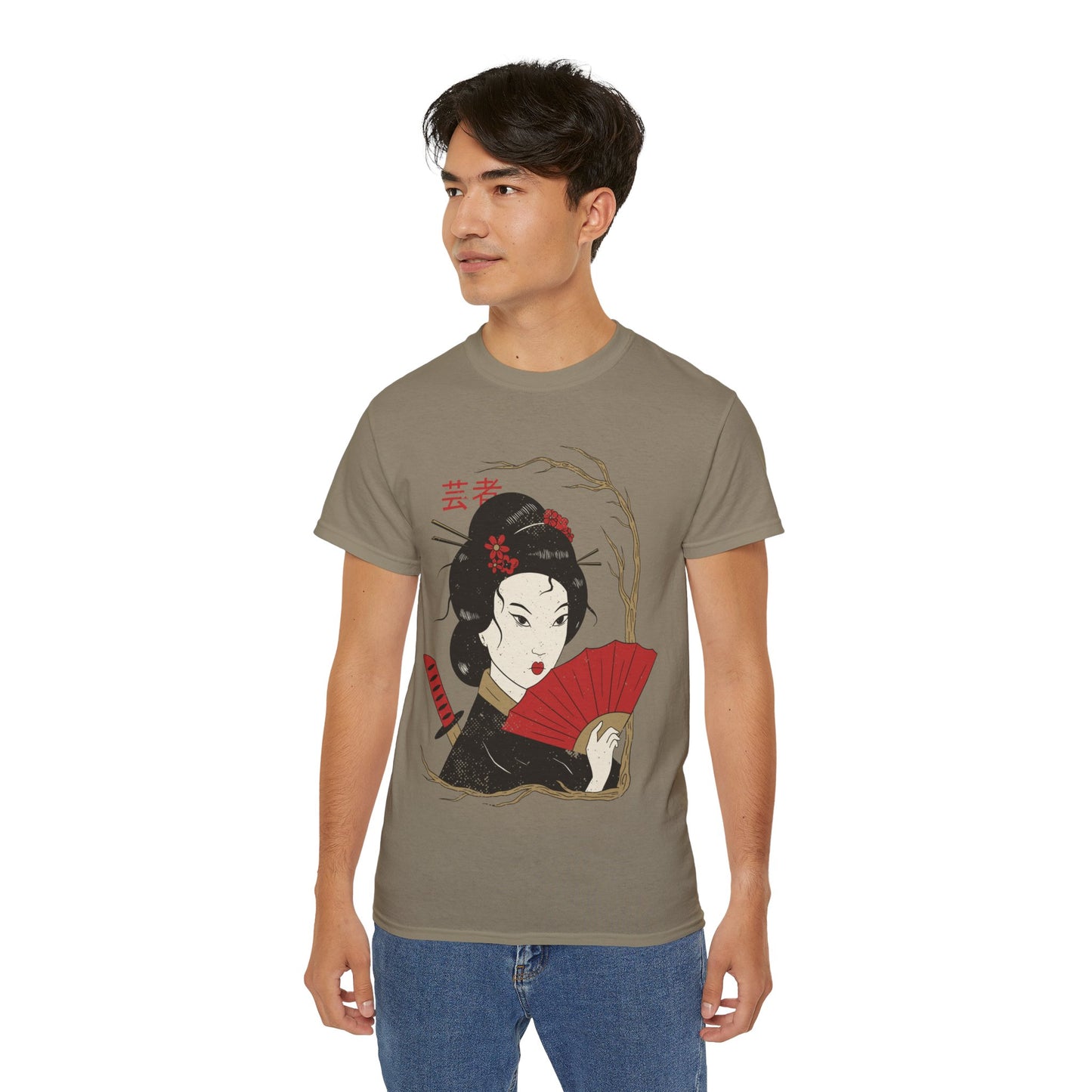 Mens Geisha Illustration Tee