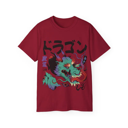 Womens Psychedelic Dragon Tee