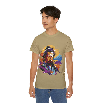 Mens Colourful Samurai Tee