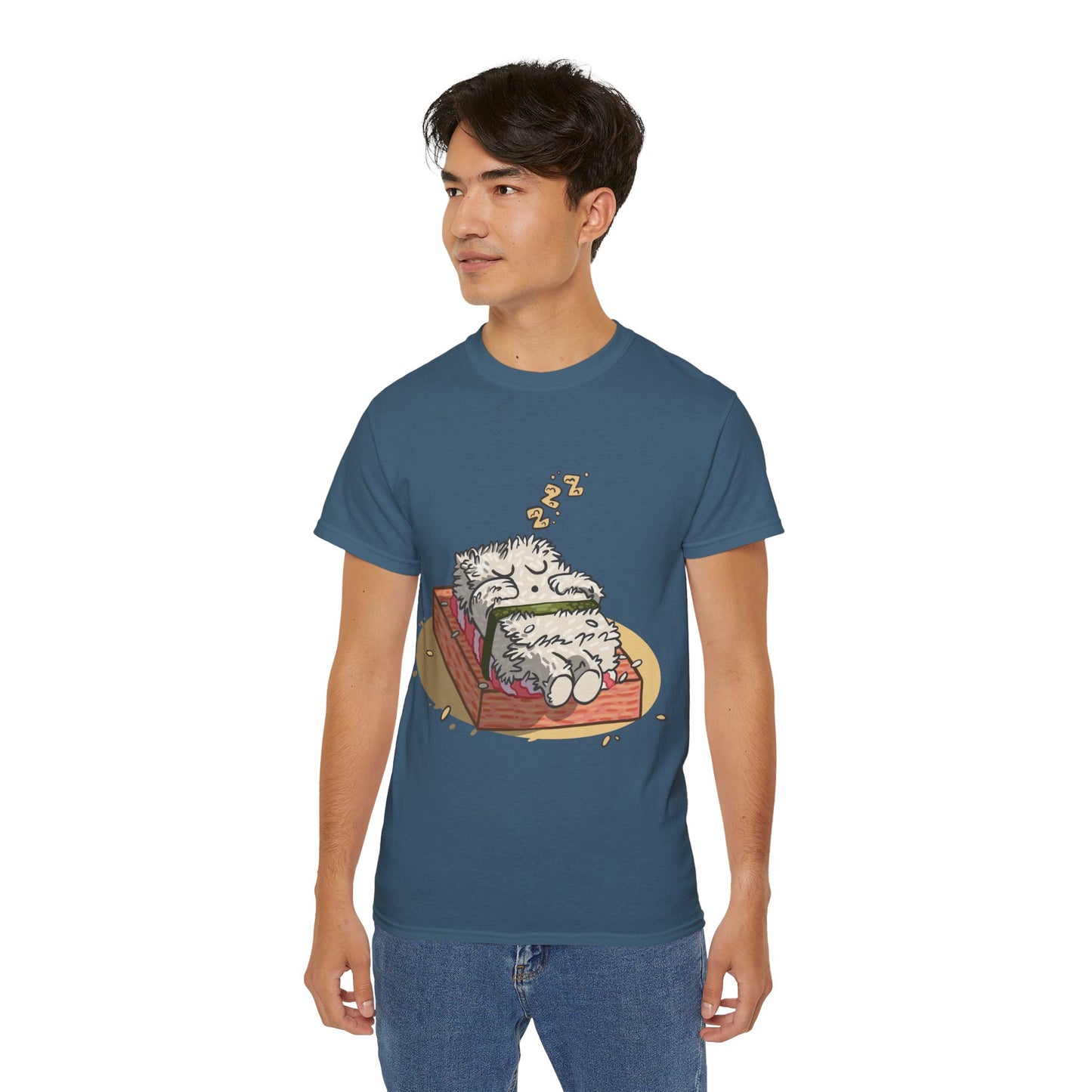 Mens Sleeping Sushi Tee