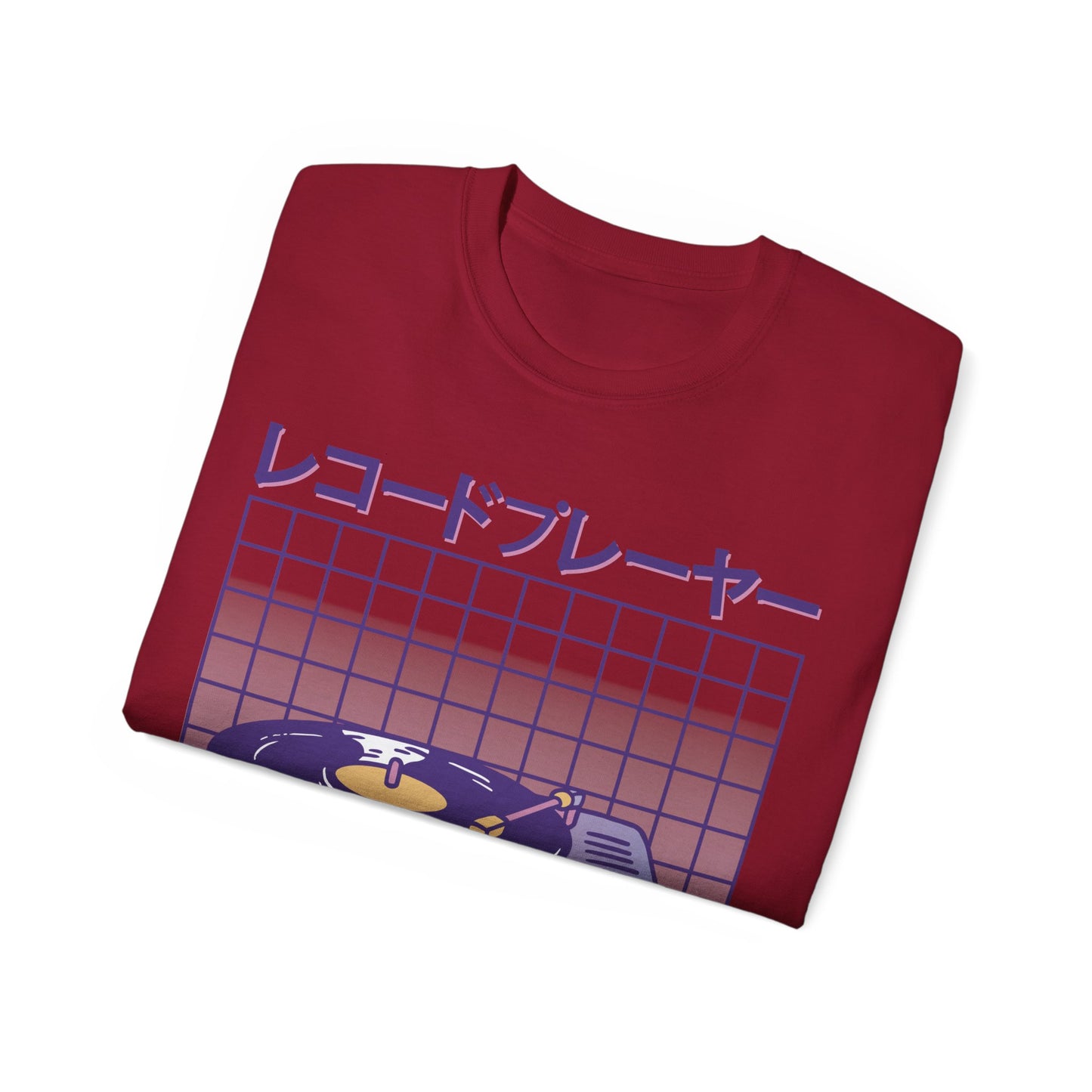 Mens Vaporwave Turntable Tee