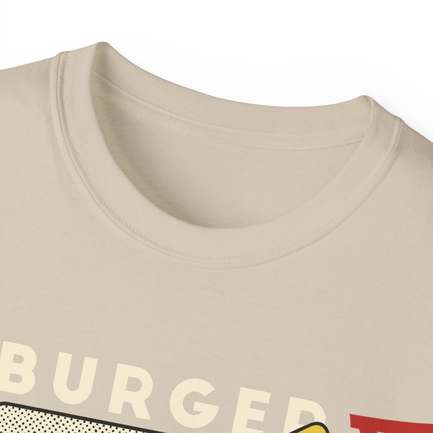 Mens Cartoon Burger & Soda Tee