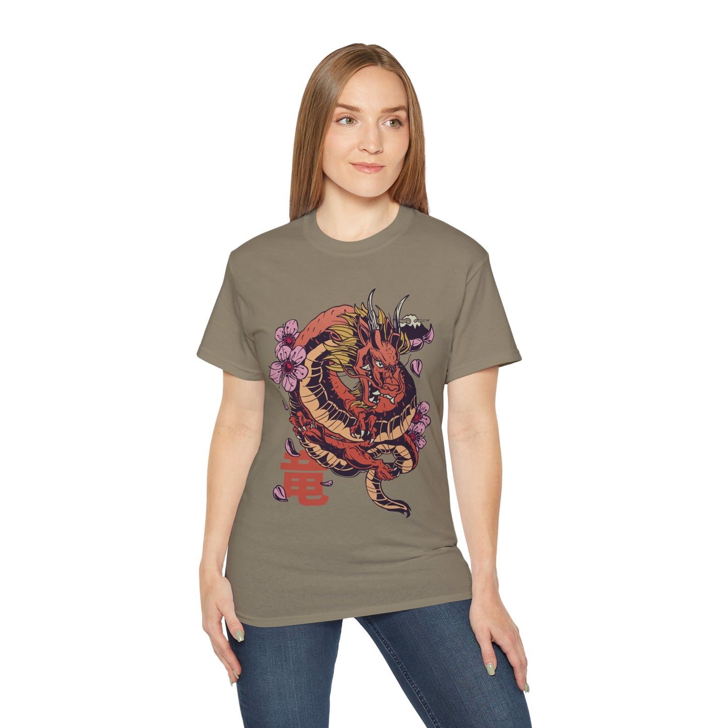 Mens Dragon Sakura Tee