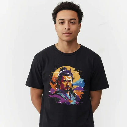 Mens Colourful Samurai Tee