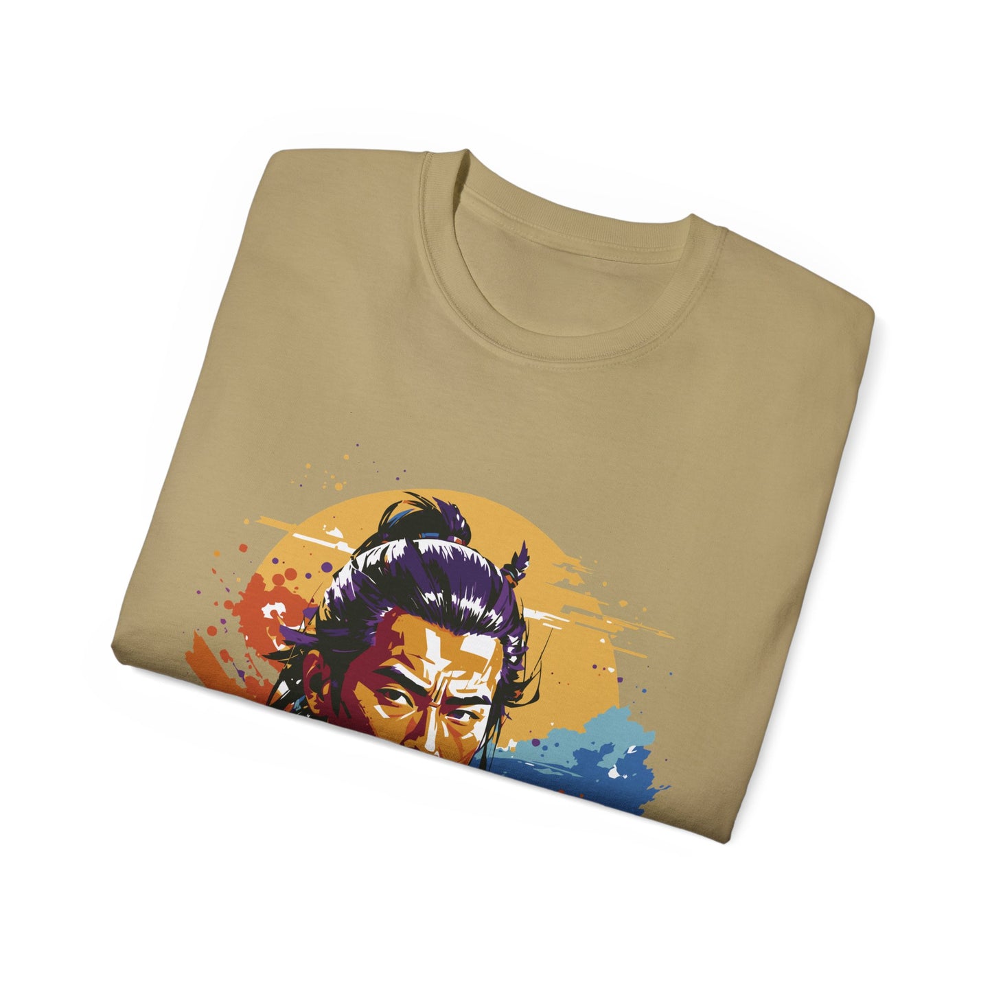 Mens Colourful Samurai Tee