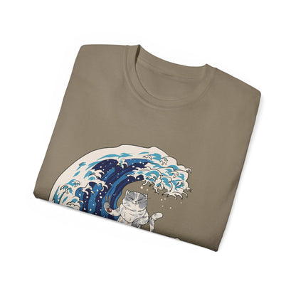 Mens Cat Surfing Tee 2