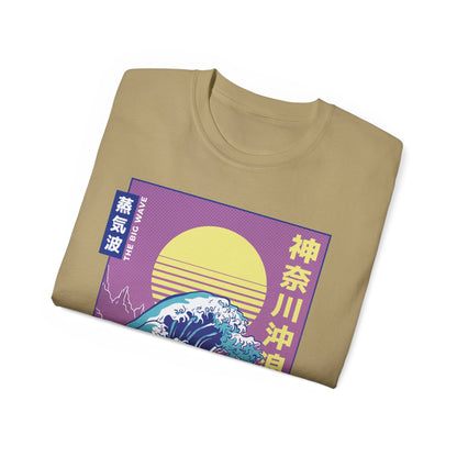 Womens Vaporwave Wave Tee