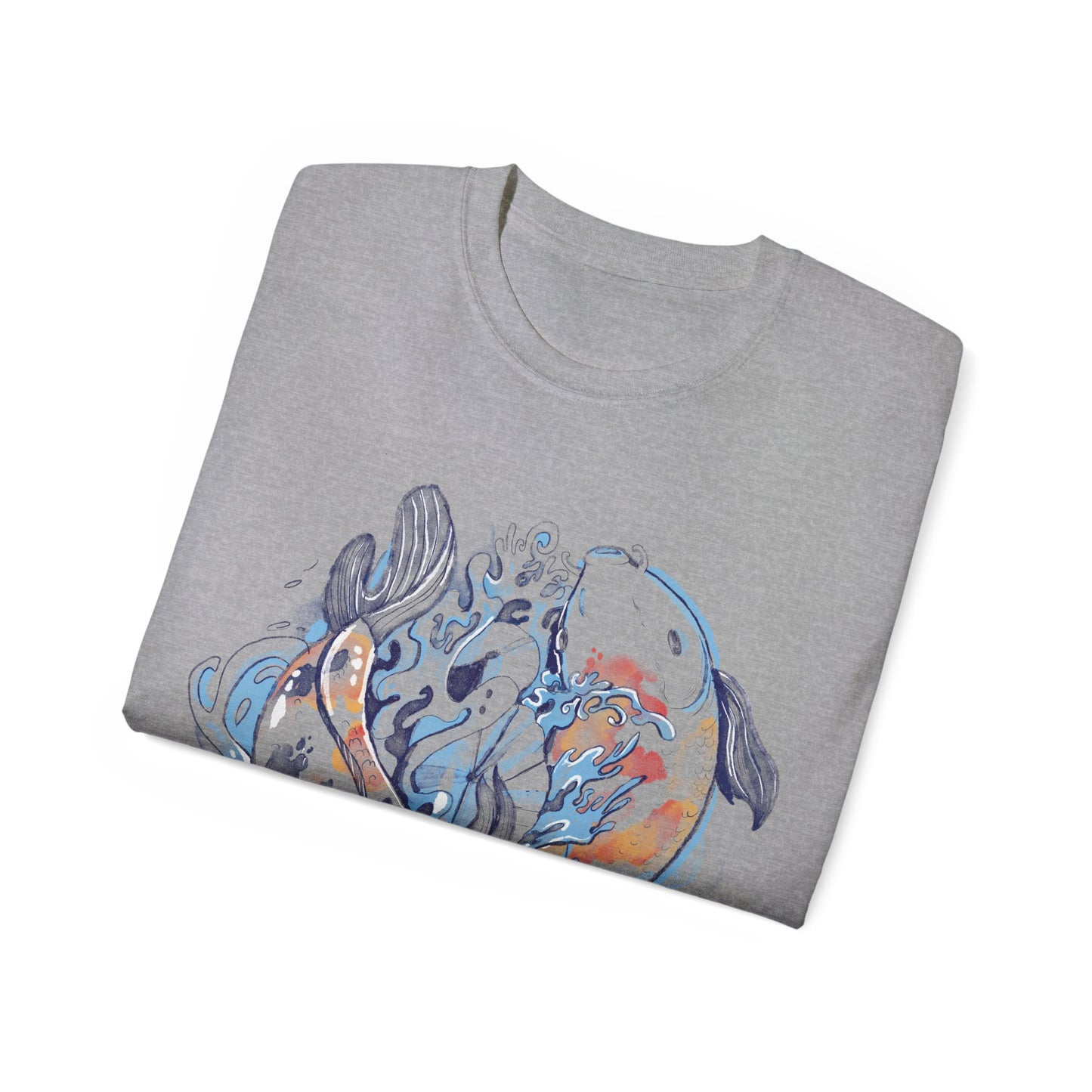 Mens Koi Watercolour Tee