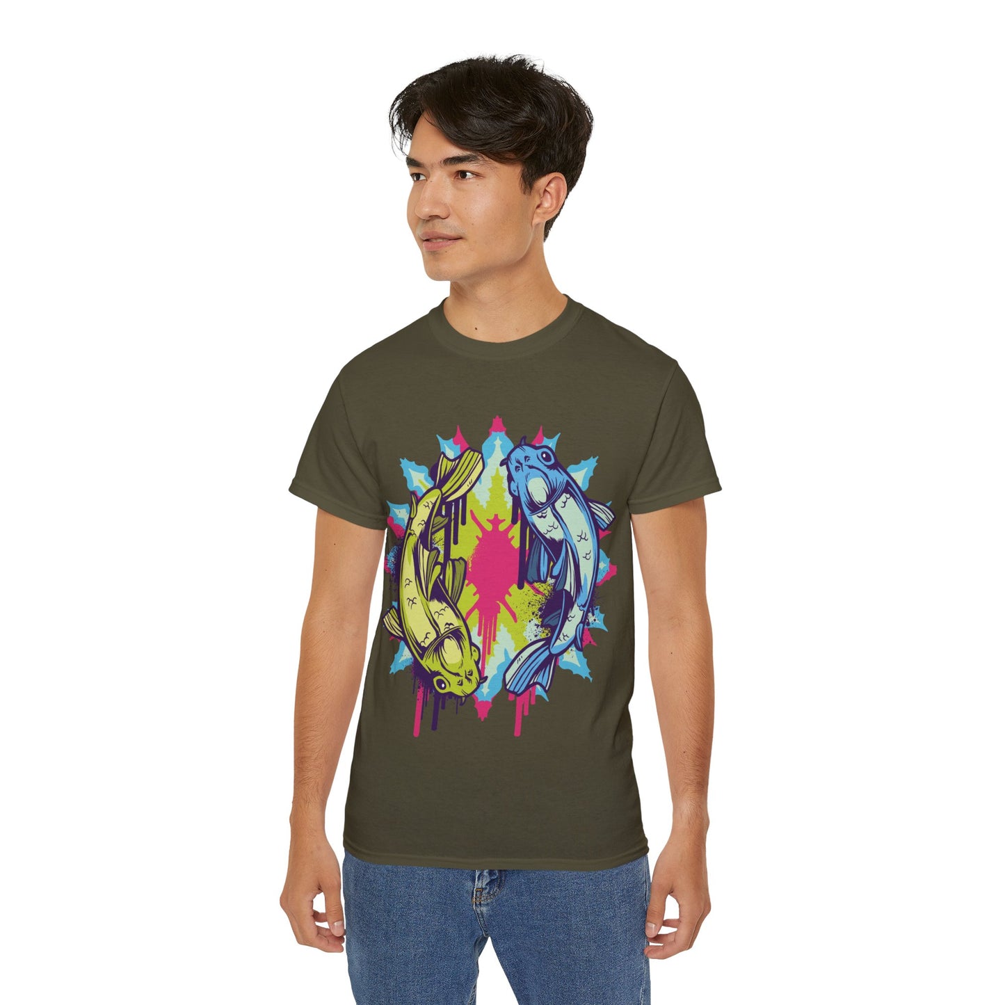 Mens Koi Colorful Tee