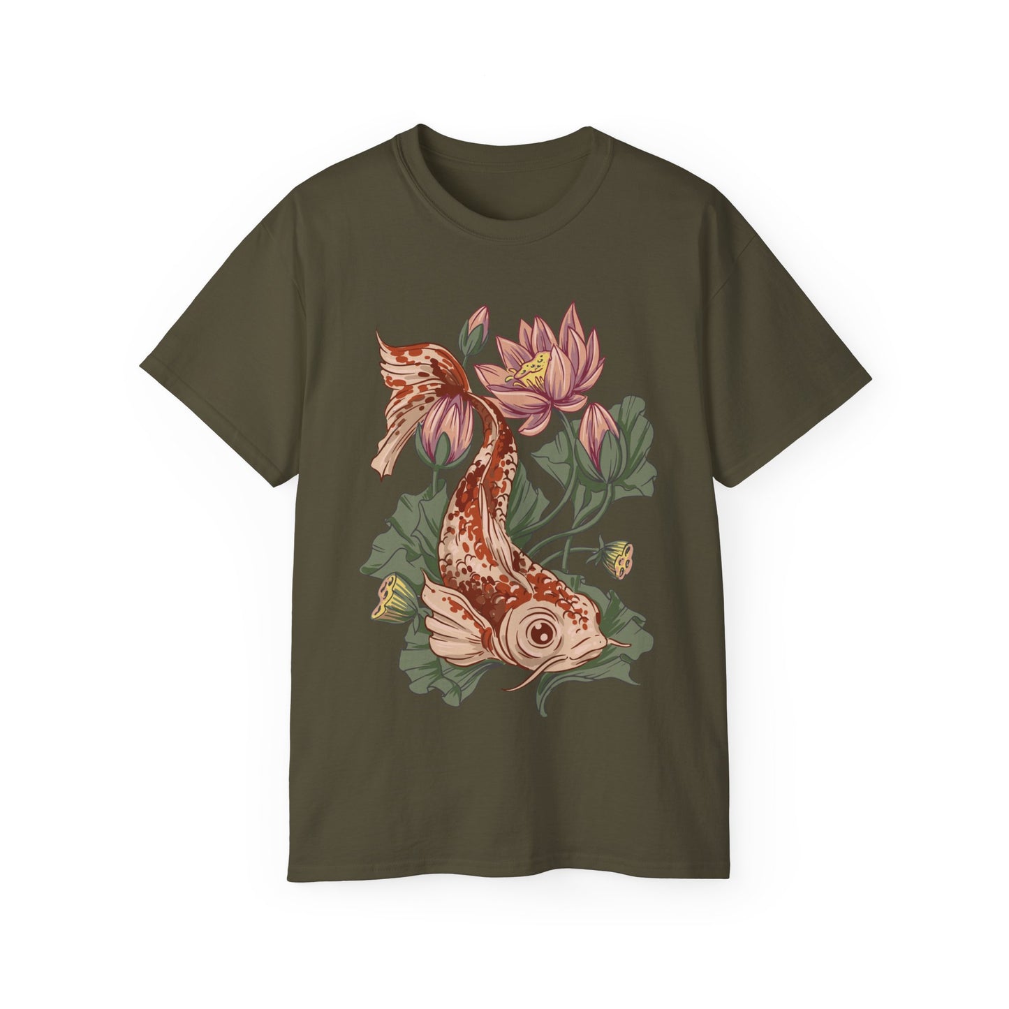 Mens Koi Illustration Tee