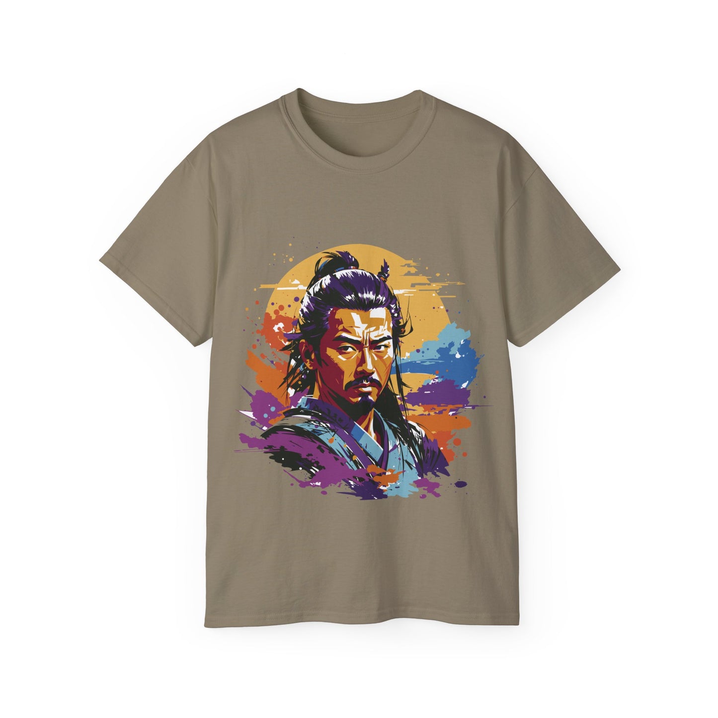 Mens Colourful Samurai Tee